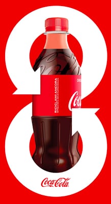 bottiglia rPET Coca-Cola