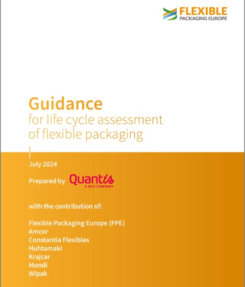 copertina Guidance for life cycle assessment of flexible packaging