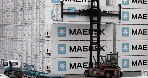 Cannon container Maersk Chile