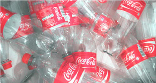 bottiglie pet coca