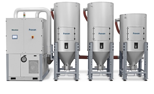 Piovan Modula drying system